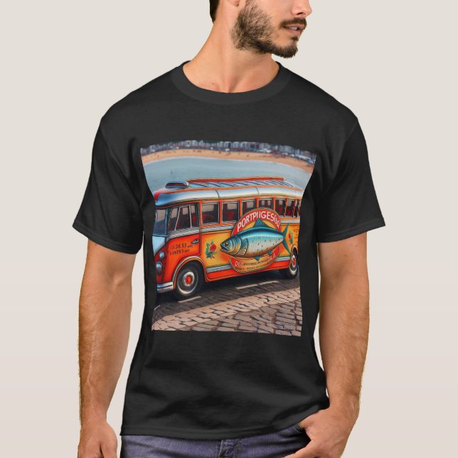 Bus nach Sardinien T-Shirt (Vorderseite)