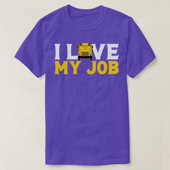 Bus Schoolbus Fahrergeschenk 4 T-Shirt (Design vorne)