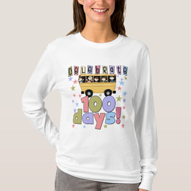 Bus scolaire 100 jours Tshirts et cadeaux (Devant)