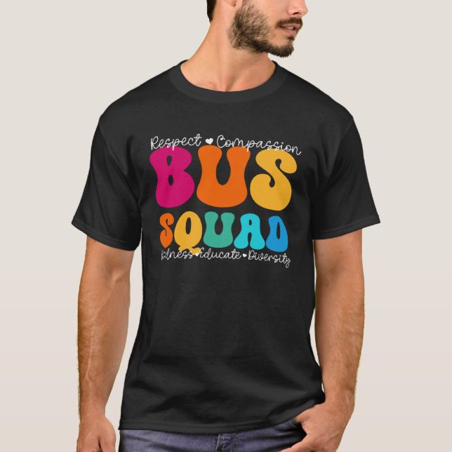 Bus Squad Appreciation Week Back to School T-Shirt (Vorderseite)