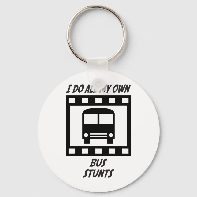 Bus Stunts Schlüsselanhänger (Vorderseite)