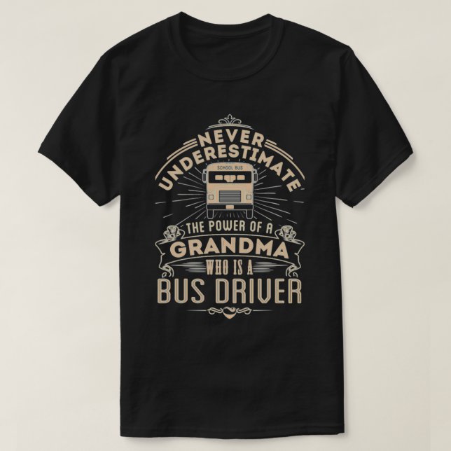 BUS TREVER GRANDMA T-Shirt (Design vorne)