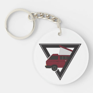 bus triangle maroon