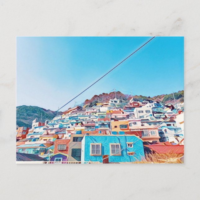 Busan, Südkorea Postkarte (Vorderseite)