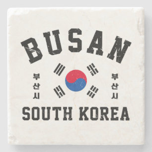 Busan Südkorea Steinuntersetzer