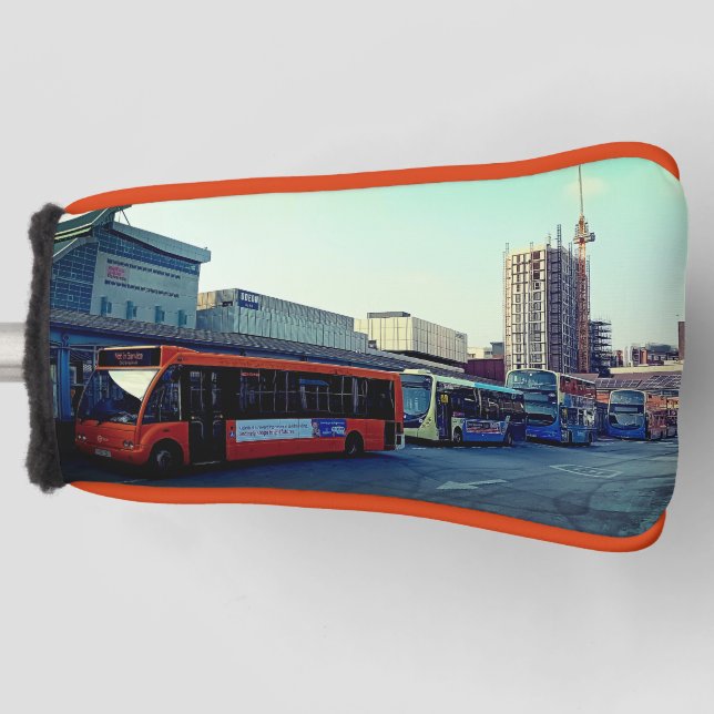 Busbahnhof Sheffield Golf Headcover (Vorderseite)