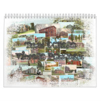 Büschel-Uni-Vintage Postkarten