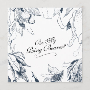 Buschhochzeit 'Sei mein Ringträger?' Einladung