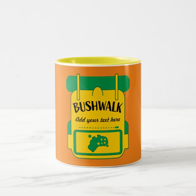 Buschwege australia Zwei-Tone-Tasse Zweifarbige Tasse (Mittel)