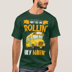 Busdesign für Schulbus- oder Busfahrer 12 T-Shirt