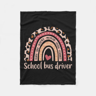 Busfahrer 100. Schulbusfahrerwoche Fleecedecke