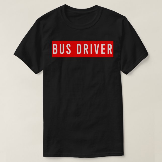 Busfahrer 55 T-Shirt (Design vorne)