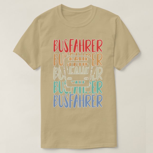 Busfahrer 7 T-Shirt (Design vorne)