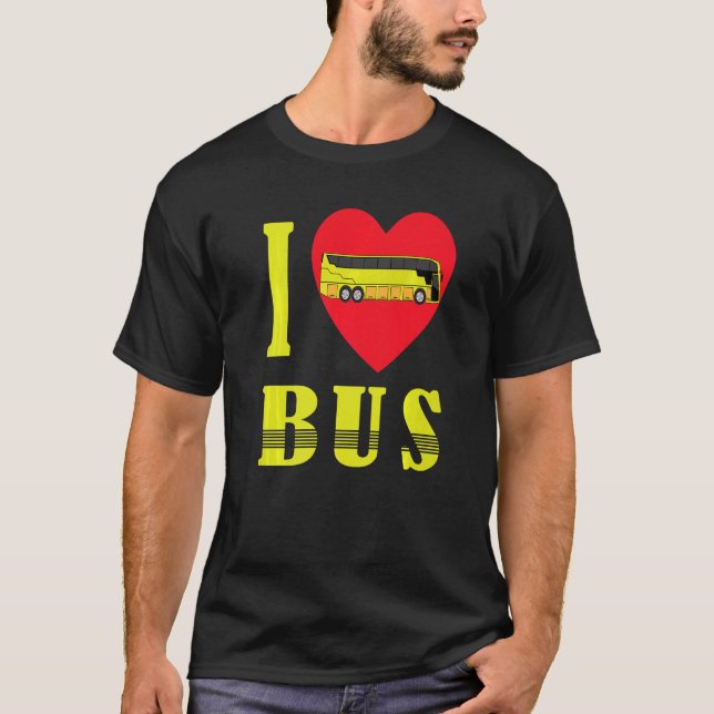 Busfahrer Busfahrerbusse mit großer Entfernung B T-Shirt (Vorderseite)