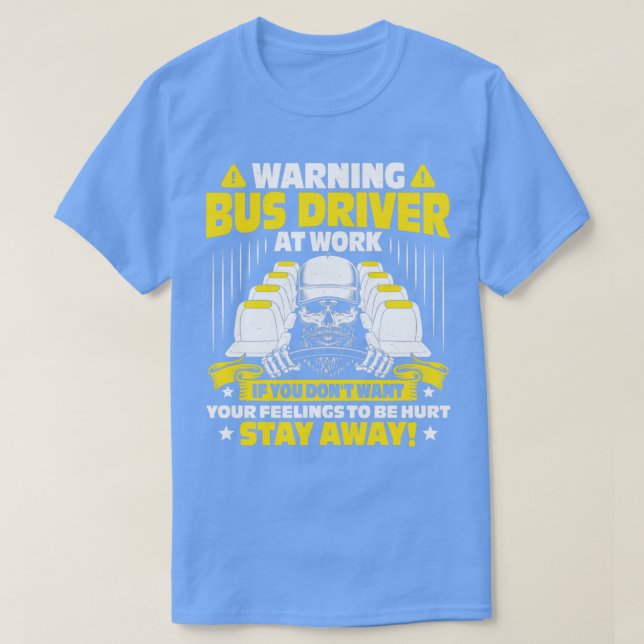 Busfahrer Busman Schoolbus Schulbus Geschenk Idee T-Shirt (Design vorne)