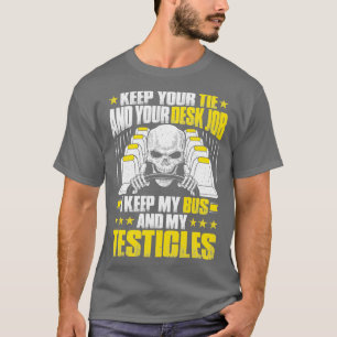 Busfahrer Busman Schoolbus Schulbus Geschenk Idee T-Shirt