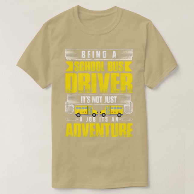 Busfahrer der Funny School 5 T-Shirt (Design vorne)