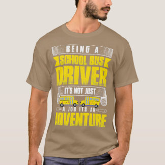 Busfahrer der Funny School 5 T-Shirt