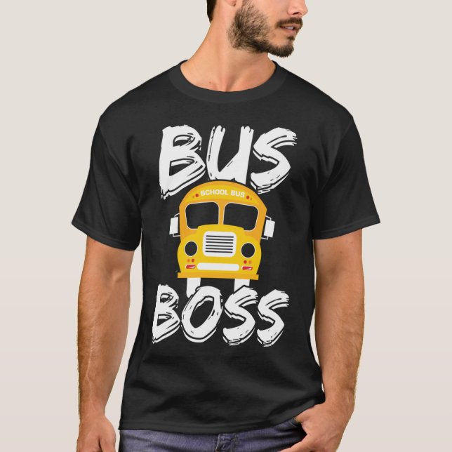 Busfahrer der Funny School T-Shirt (Vorderseite)