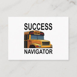 Busfahrer der Navigator School Visitenkarte