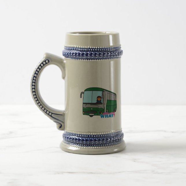 Busfahrer - dunkel bierglas (Links)