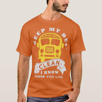 Busfahrer Geschenke für einen lustigen Busfahrer 7 T-Shirt