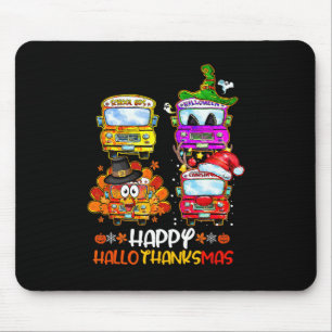 Busfahrer glücklich Hallothanksmas Erntedank Chris Mousepad