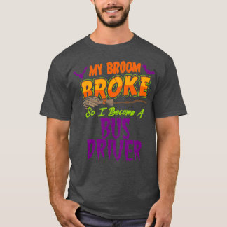 Busfahrer Haloween lustig T-Shirt
