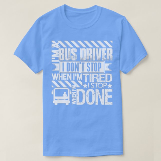 Busfahrer Ix27m Busfahrer T-Shirt (Design vorne)