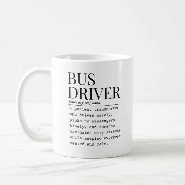 Busfahrer Kaffeetasse (Links)