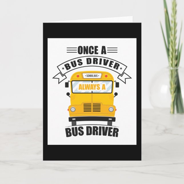 Busfahrer Karte (Vorderseite)