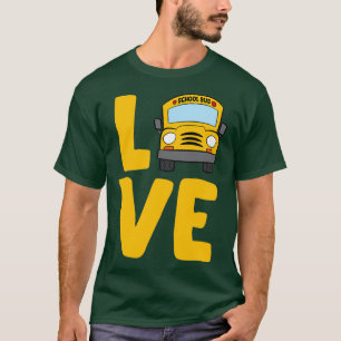 Busfahrer Liebe Schulbus Schulbus Kindergeschenk f T-Shirt