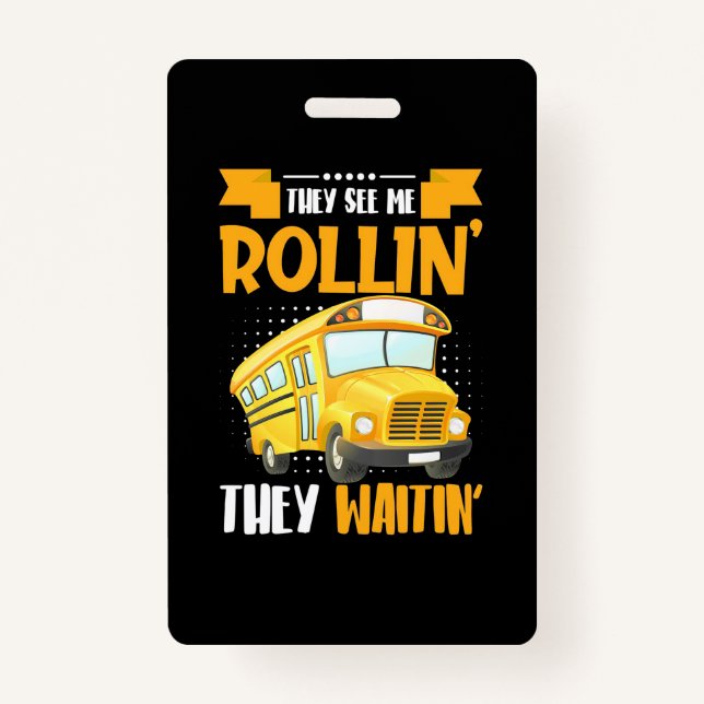 Busfahrer sehen Me Rollin Ausweis (Vorderseite)