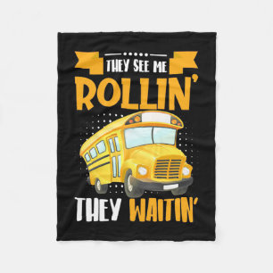 Busfahrer sehen Me Rollin Fleecedecke
