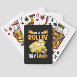Busfahrer sehen Me Rollin Spielkarten