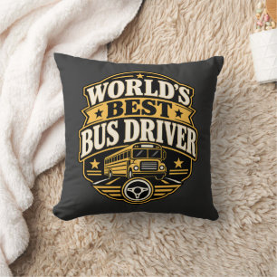 Busfahrer-Stolz Weltbestes-Busfahrer-Shirt Kissen