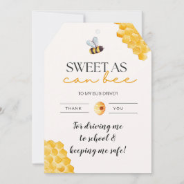 Busfahrer süß, wie kann man dank Ihrer Karte