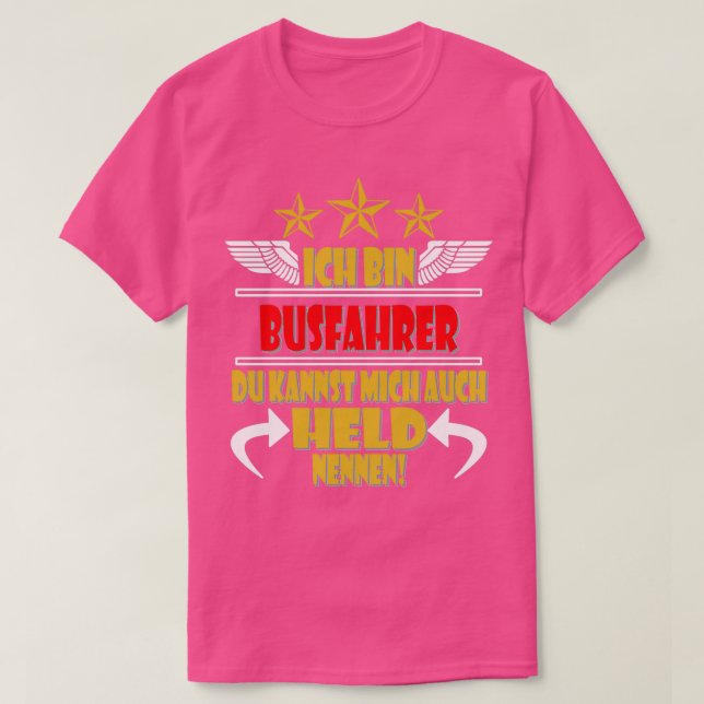 Busfahrer T-Shirt (Design vorne)