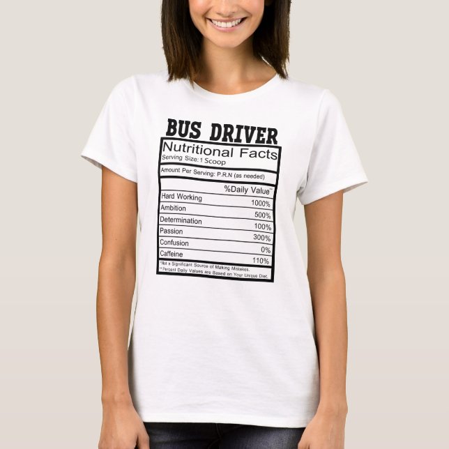 Busfahrer T-Shirt (Vorderseite)