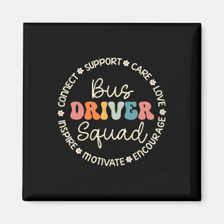 Busfahrer-Team-Schätzungs-Woche Zurück zur Schule Magnet