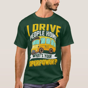 Busfahrer Transport Omnibus Schulbus Öffentlicher T-Shirt