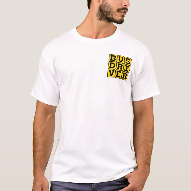 Busfahrer, Transportberuf T-Shirt (Vorderseite)