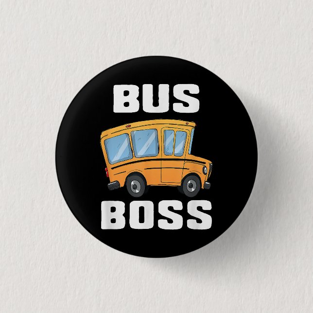 Busfahrer von Funny Bus Button (Vorderseite)
