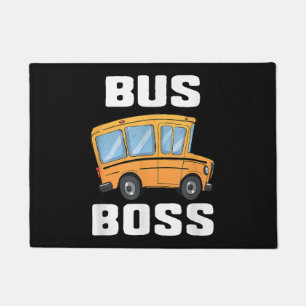 Busfahrer von Funny Bus Fußmatte