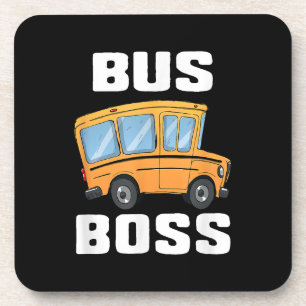 Busfahrer von Funny Bus Getränkeuntersetzer