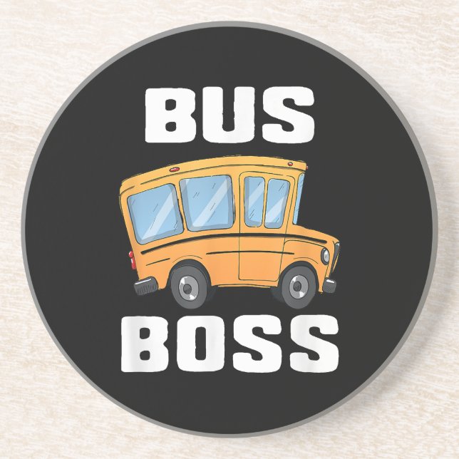 Busfahrer von Funny Bus Getränkeuntersetzer (Vorne)