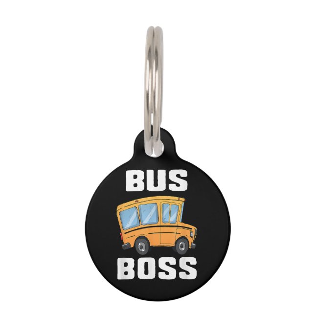Busfahrer von Funny Bus Haustiermarke (Vorderseite)