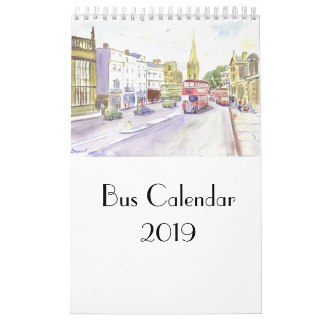 Busfahrplan 2019 kalender (Titelbild)