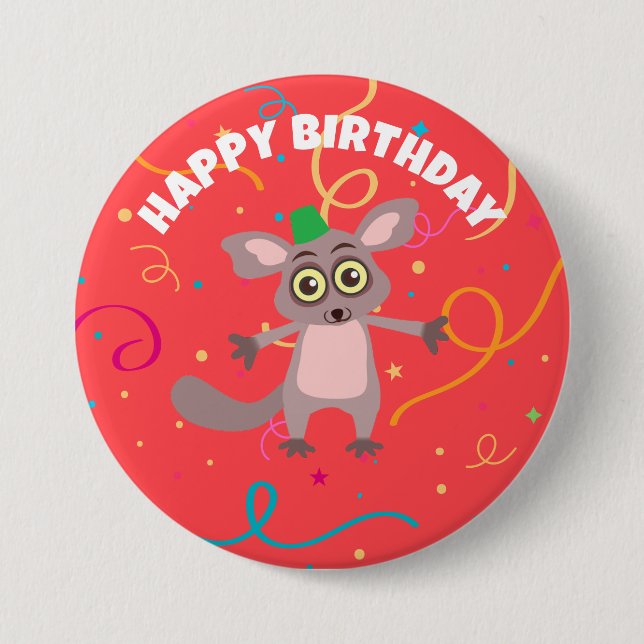Bush Baby Button (Vorderseite)