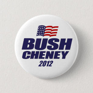 Bush Cheney 2012 Button